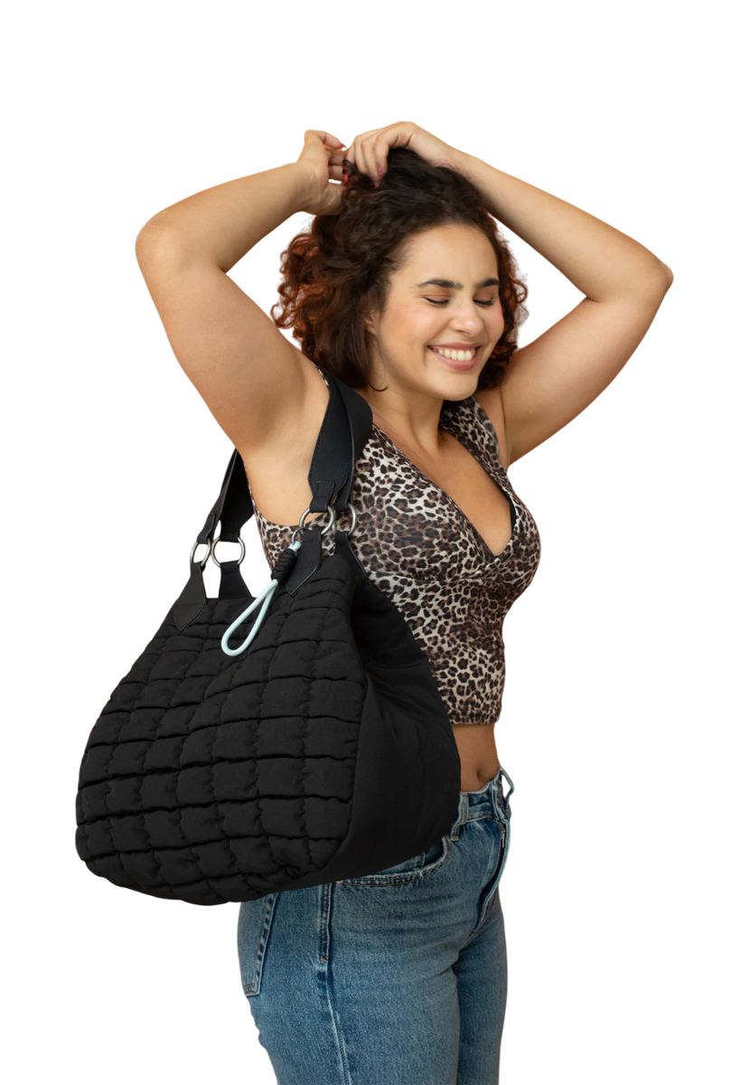 Shopper "Izzy Medium Limited Black Bubble" | Fritzi