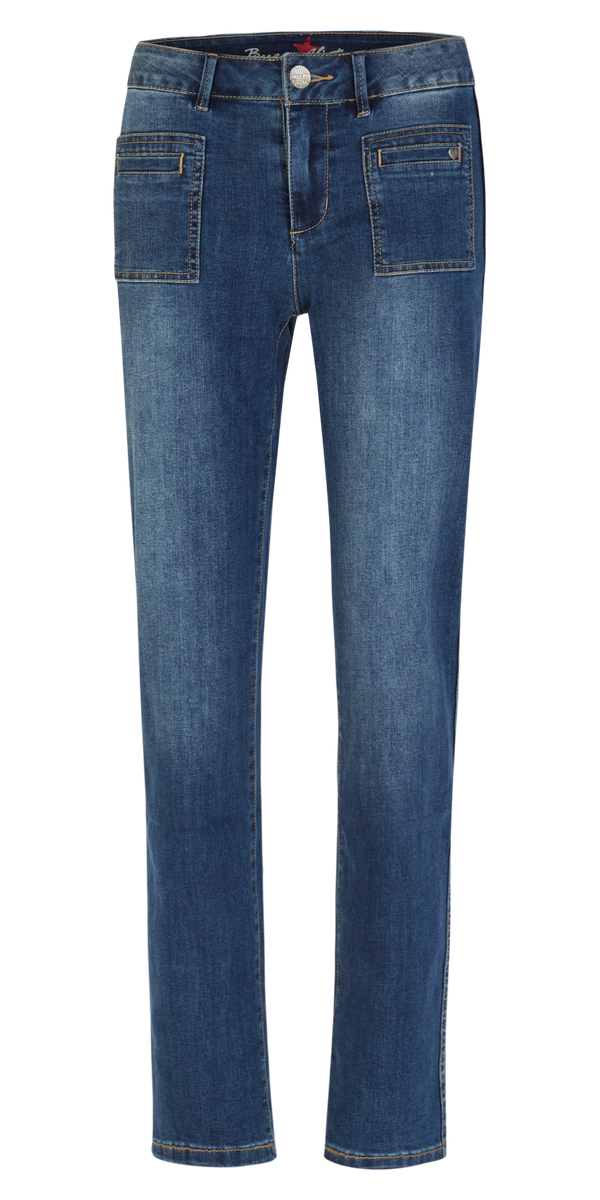 Jeans "Stella-Zip straight stretch denim" | Buena Vista