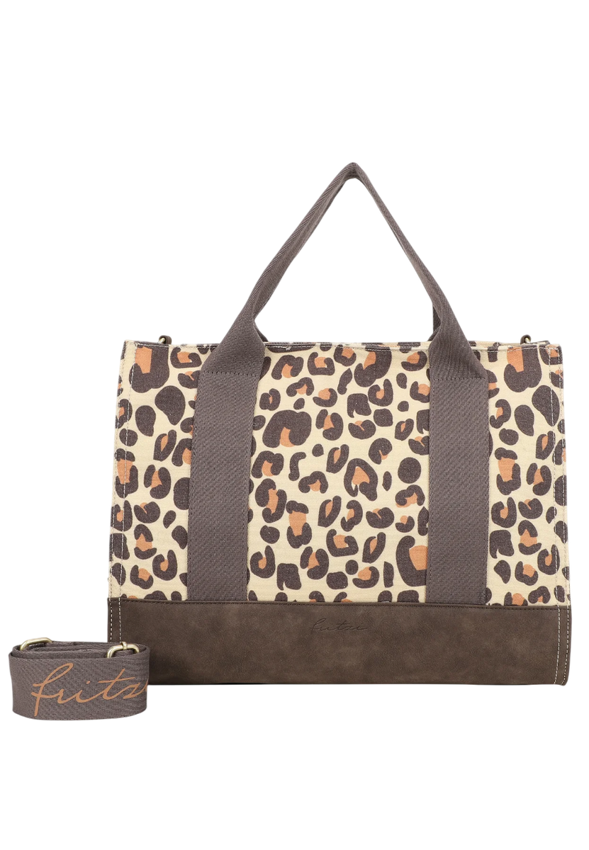 Canvas Tote Bag Limited Leo Camel | Fritzi