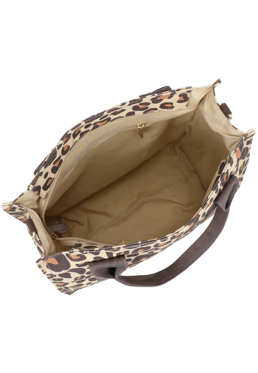 Canvas Tote Bag Limited Leo Camel | Fritzi