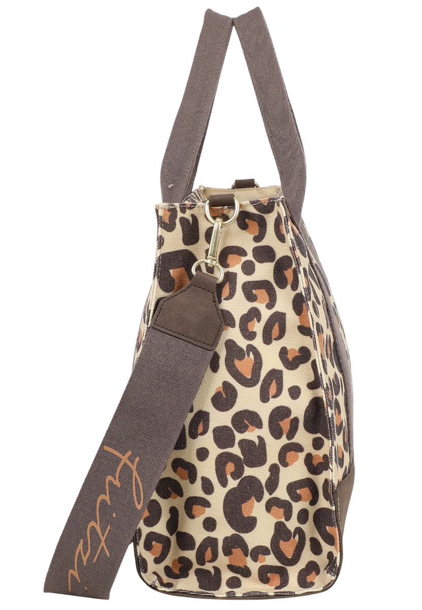 Canvas Tote Bag Limited Leo Camel | Fritzi