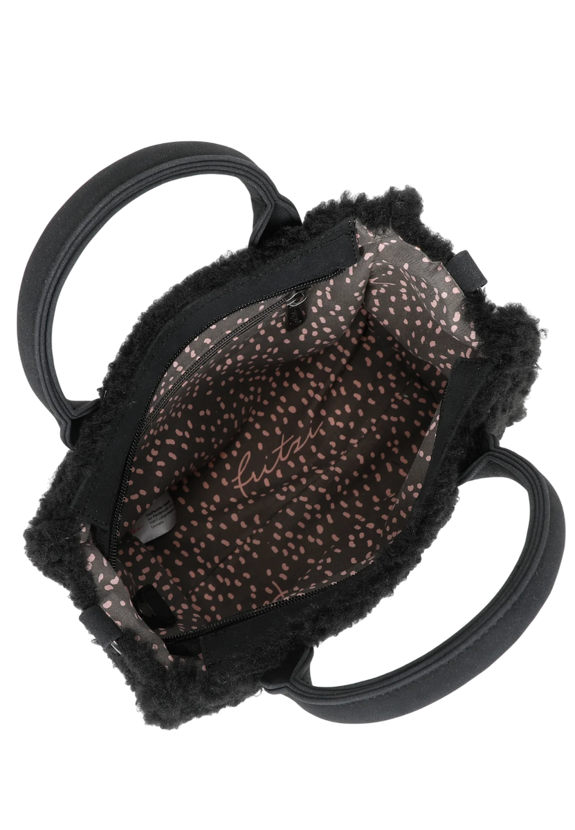 Umhängetasche "Square Limited Teddy Black" | Fritzi