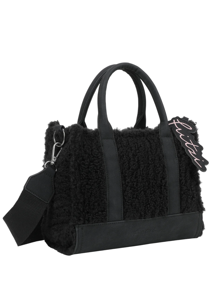 Umhängetasche "Square Limited Teddy Black" | Fritzi