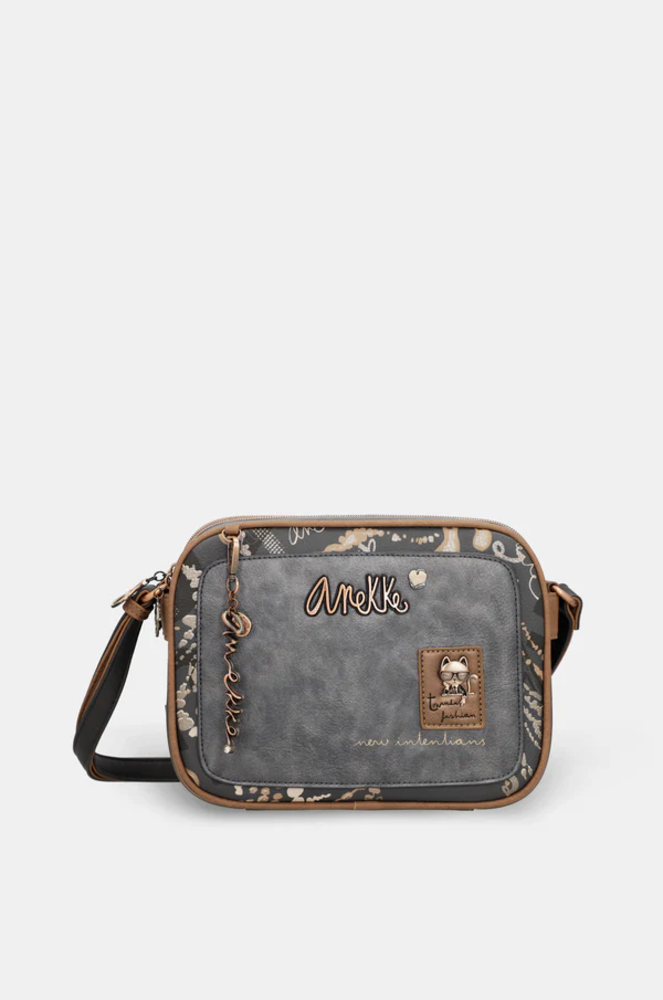Umhängetasche "Real" mit 3 Fächern /Cross-body bag | Anekke