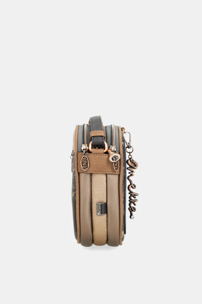 Umhängetasche "Real" mit 3 Fächern /Cross-body bag | Anekke