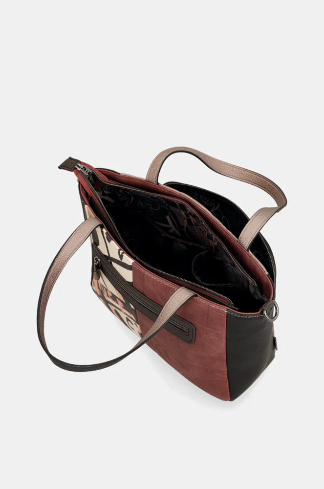 Schultertasche "Mademoiselle" mit Umhängeriemen  -Short handle bag | Anekke