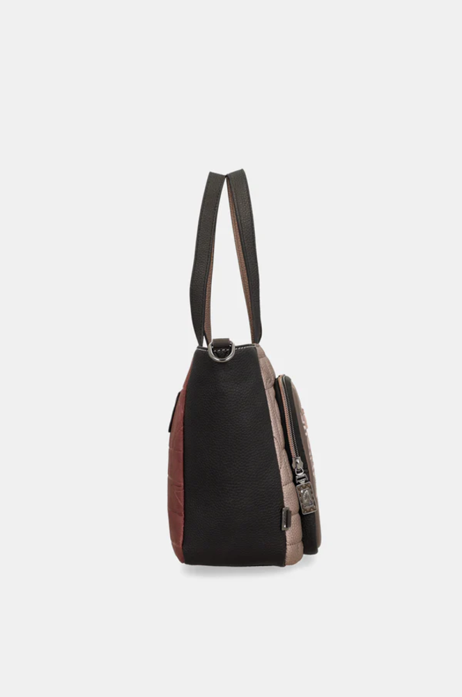 Schultertasche "Mademoiselle" mit Umhängeriemen  -Short handle bag | Anekke