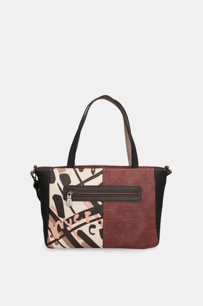 Schultertasche "Mademoiselle" mit Umhängeriemen  -Short handle bag | Anekke