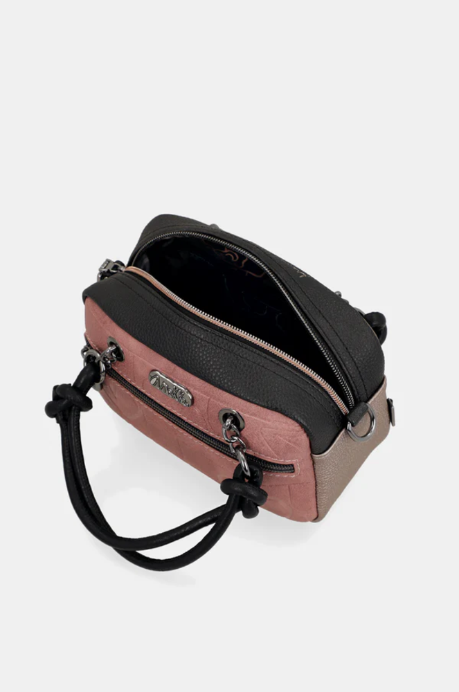 Kleine Handtasche "Mademoiselle"  mit Umhängeriemen  -Short handle bag | Anekke