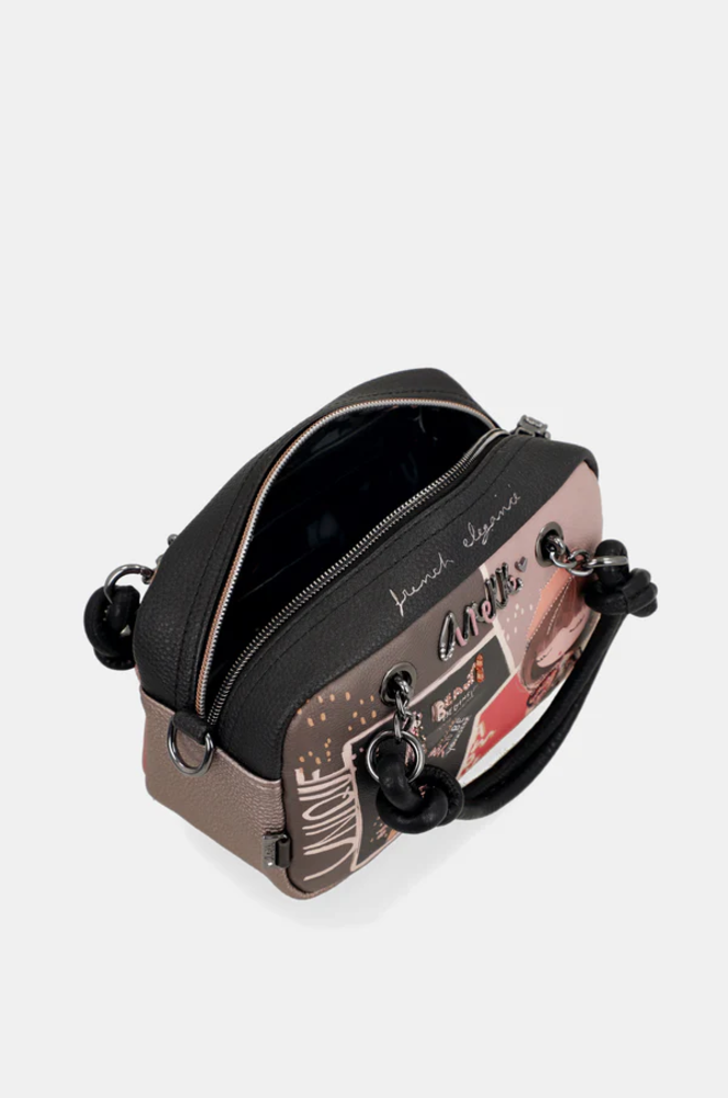 Kleine Handtasche "Mademoiselle"  mit Umhängeriemen  -Short handle bag | Anekke