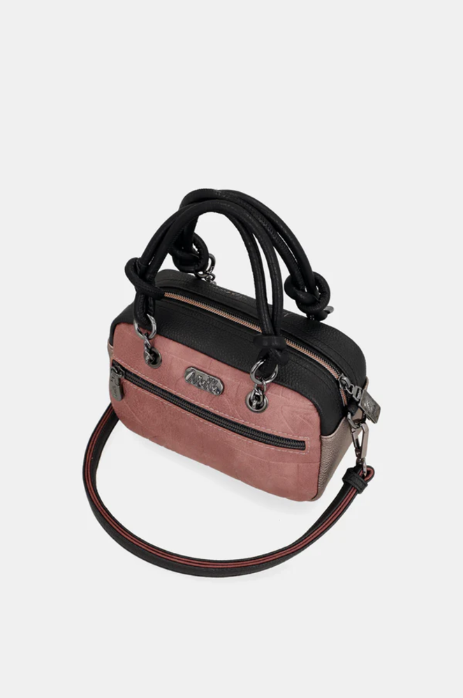 Kleine Handtasche "Mademoiselle"  mit Umhängeriemen  -Short handle bag | Anekke