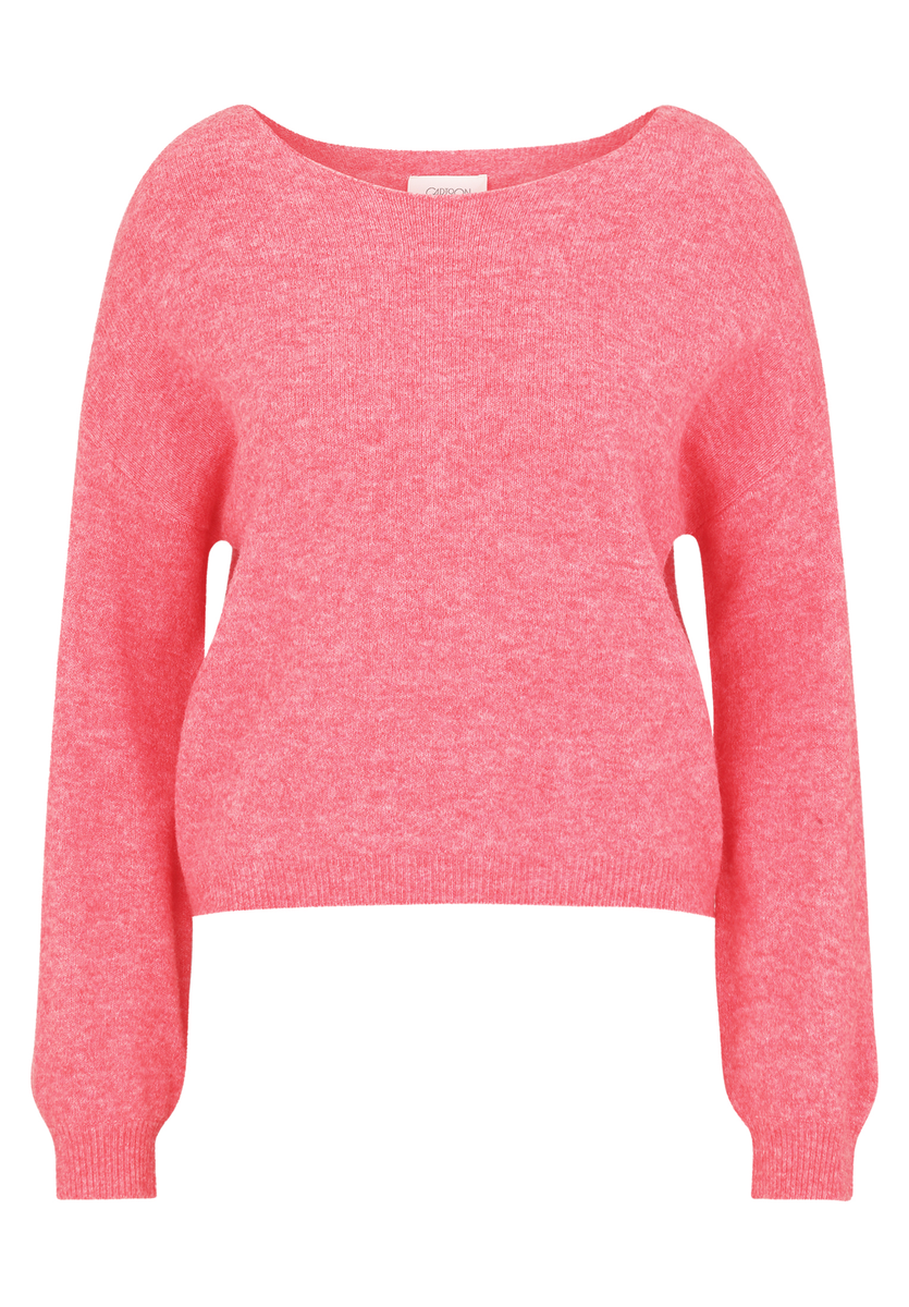 Strickpullover mit Rundhals-Ausschnitt | Cartoon