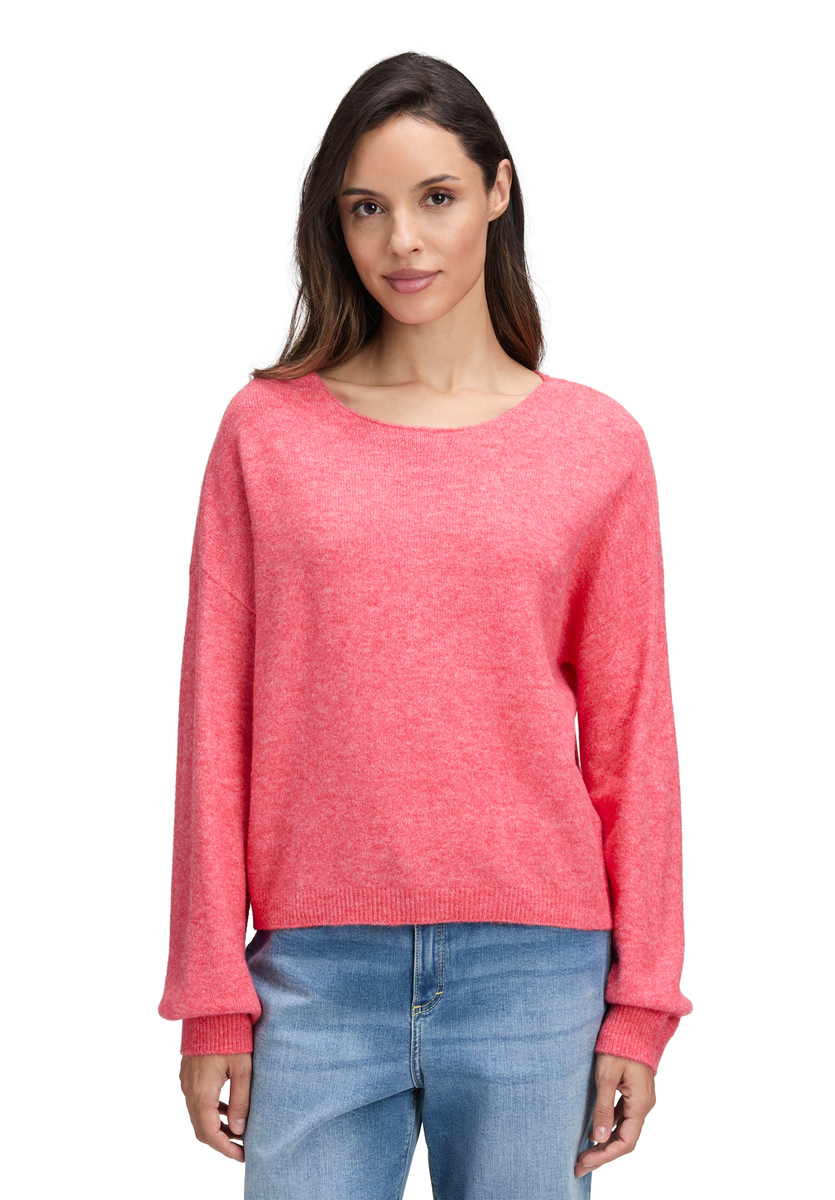 Strickpullover mit Rundhals-Ausschnitt | Cartoon