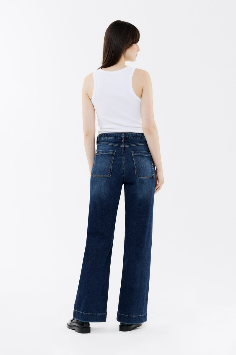 Jeans "Judy wide leg - atlantic season" | Blue Fire