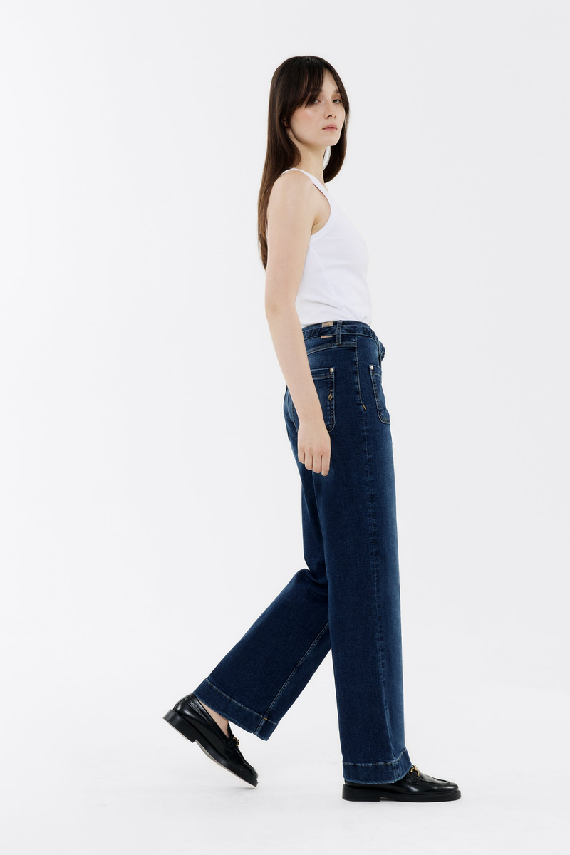 Jeans "Judy wide leg - atlantic season" | Blue Fire
