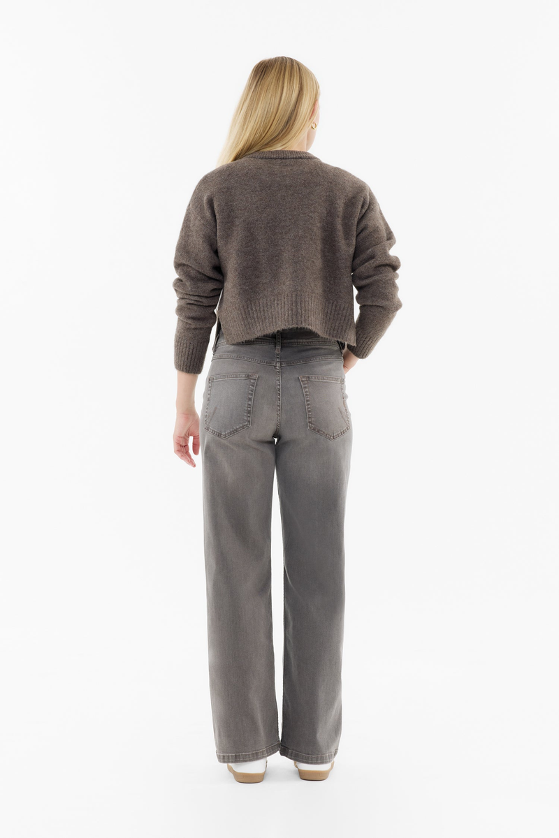 Jeans "Judy wide leg" dusty brown |  Blue Fire