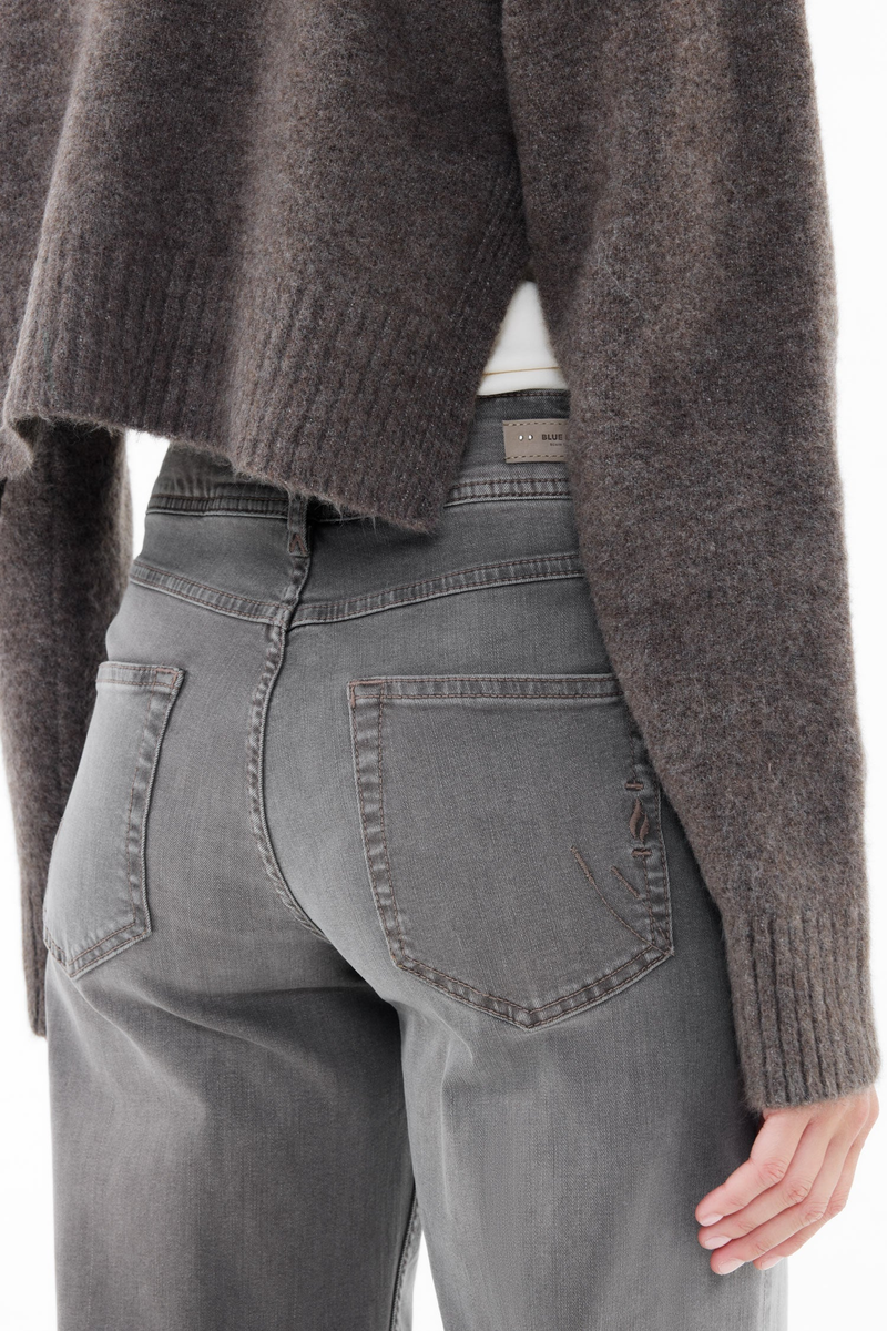 Jeans "Judy wide leg" dusty brown |  Blue Fire