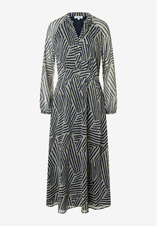 Maxi-Chiffonkleid mit Print | More&More