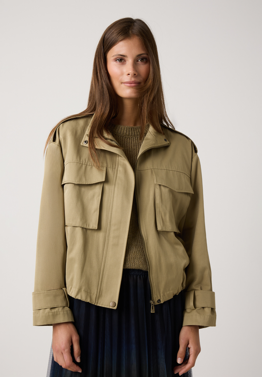 Jacke in khaki-grün | More&More