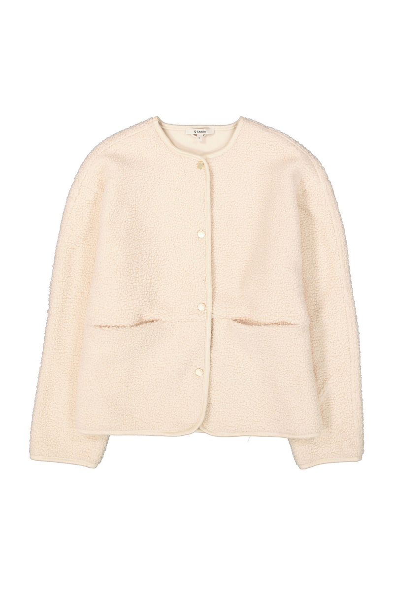Gebrochen weiße Teddyjacke | Garcia