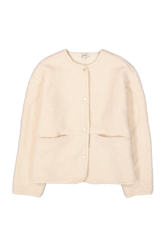 Gebrochen weiße Teddyjacke | Garcia