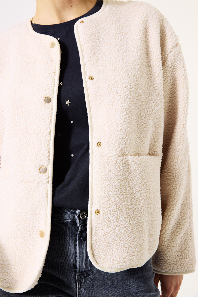 Gebrochen weiße Teddyjacke | Garcia