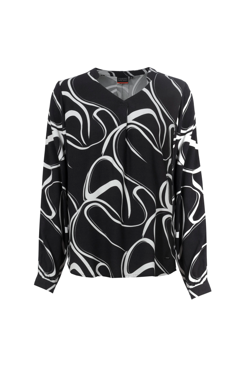 Bluse mit Allover-Print | Soquesto