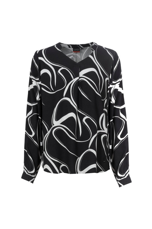 Bluse mit Allover-Print | Soquesto