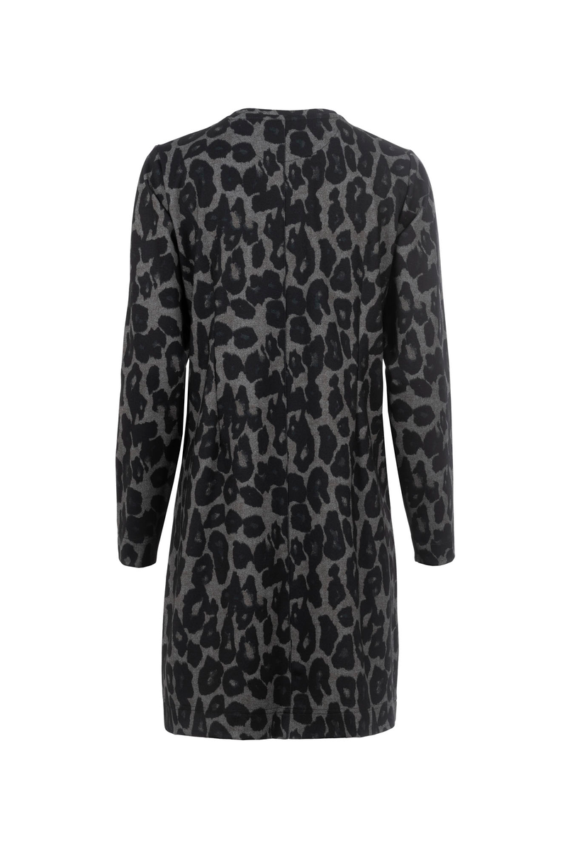 Kurzes Kleid mit Leomuster | Soquesto