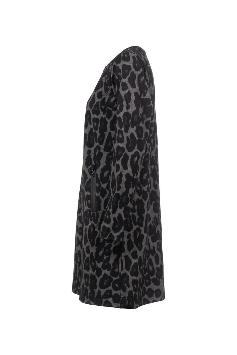 Kurzes Kleid mit Leomuster | Soquesto