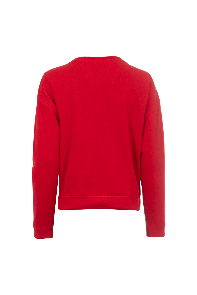 Sweatshirt mit Frottee-Stickerei | Soquesto