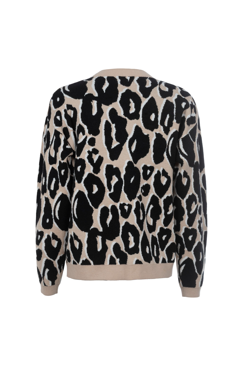 Strickpullover im Leo-Muster | Soquesto
