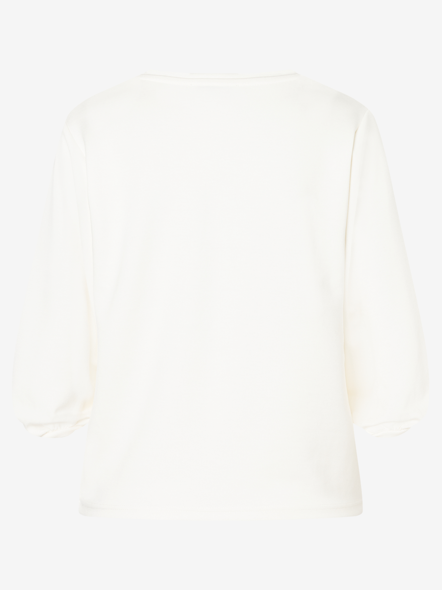 Sweatshirt mit V-Ausschnitt | More&More
