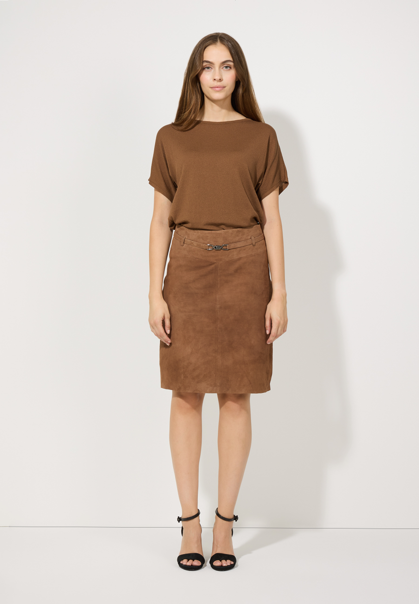 Kurzer Feinstrick-Pullover | More&More