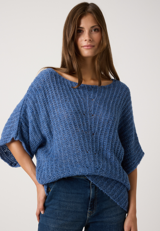Pullover mit Fledermausärmeln | More&More