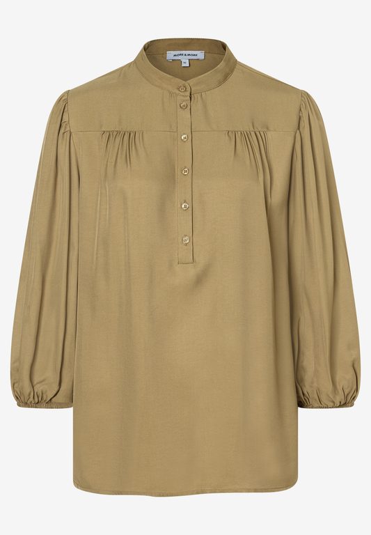 Viskosebluse mit 3/4 Armen | More&More