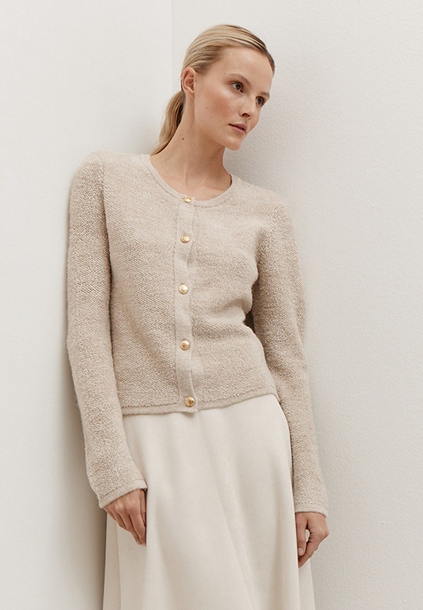 Bouclé-Cardigan | More&More