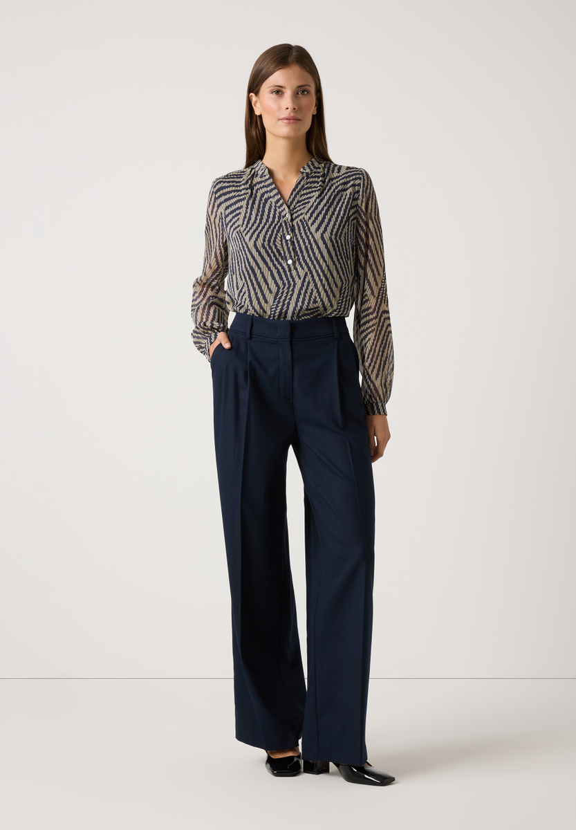 Chiffonbluse mit Print | More&More