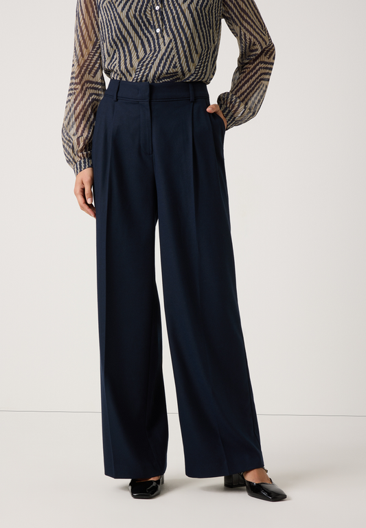 Dunkelblaue Marlenehose | More&More