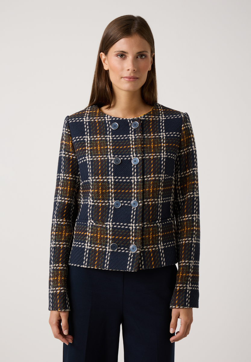 Karierter Kurzblazer | More&More