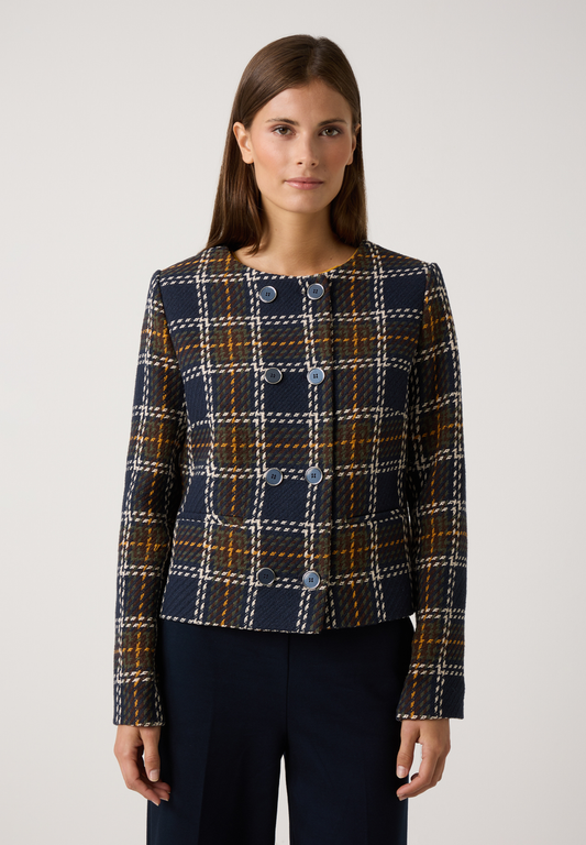 Karierter Kurzblazer | More&More
