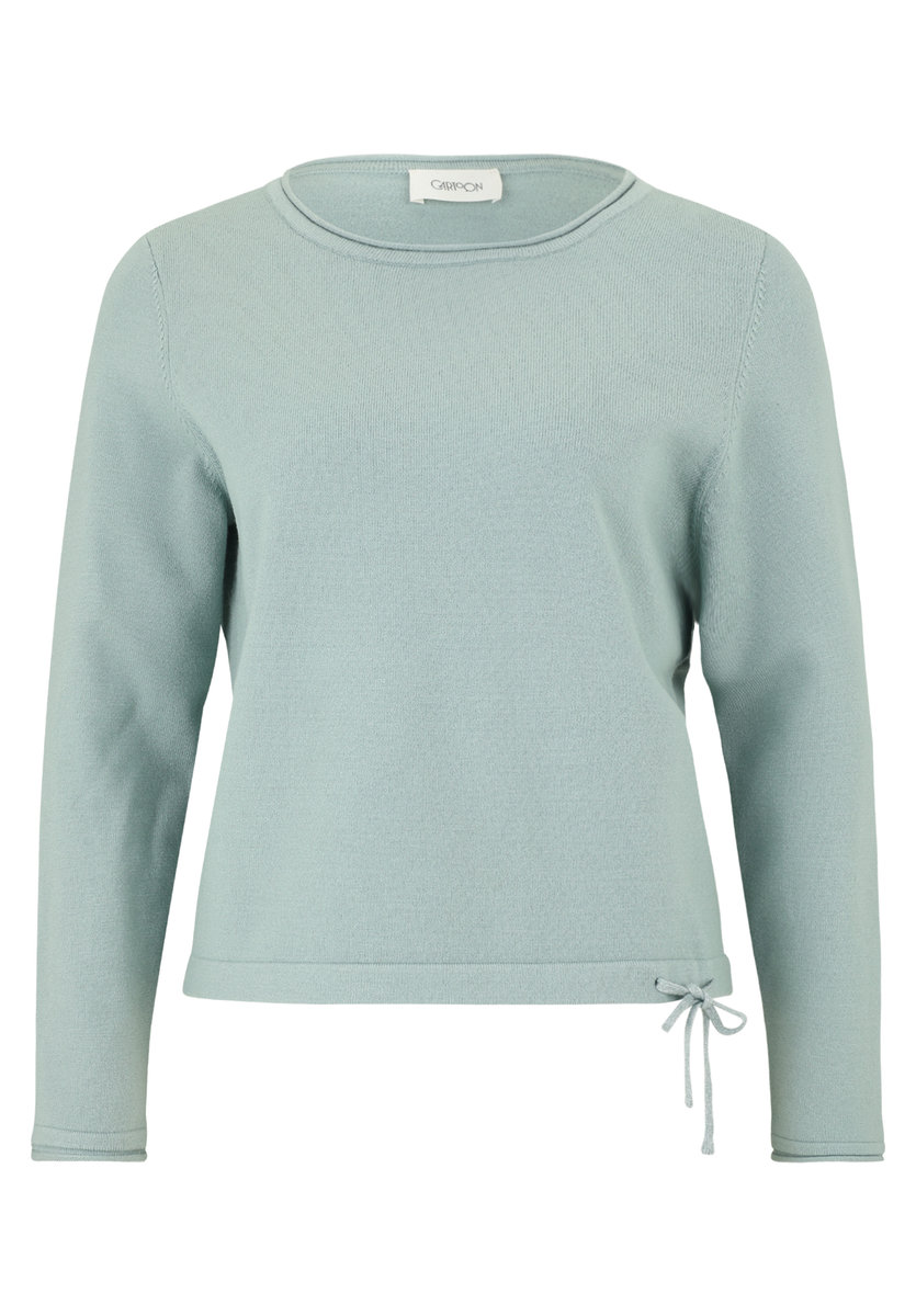 Strickpullover mit Details | Cartoon