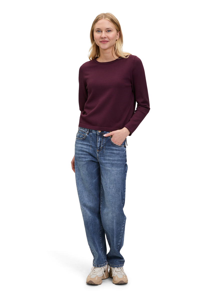 Strickpullover mit Details | Cartoon
