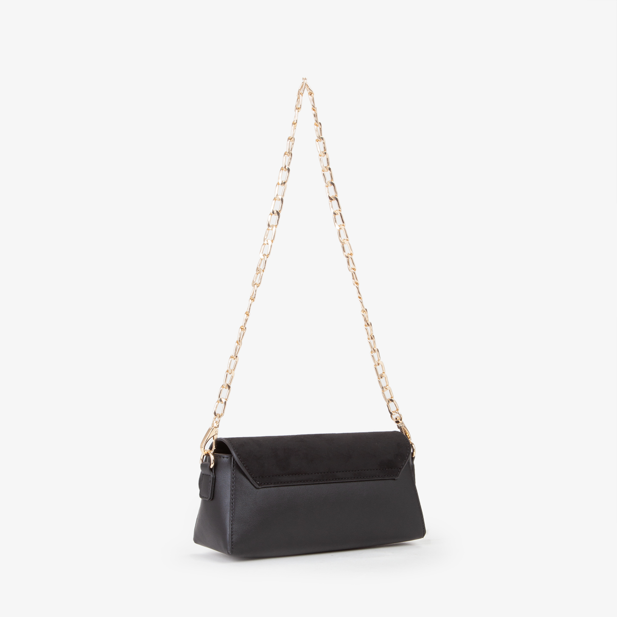 Schwarze Schultertasche "FLAP BAG EVISSA" | Valentino