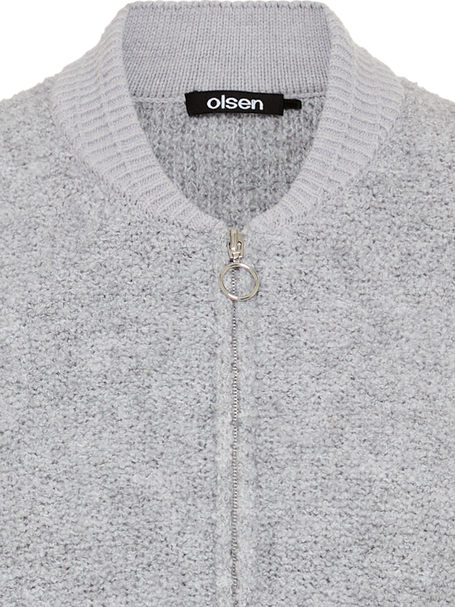 Boucle Cardigan mit Kontrastdetails "Henny" | Olsen