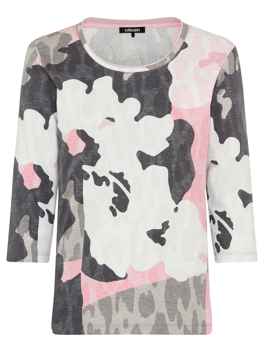 T-Shirt mit 3/4 Ärmel "Hannah" | Olsen