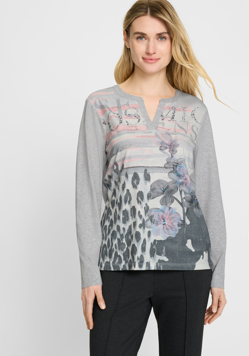 Langarmshirt mit grafischem design "Hannah" | Olsen