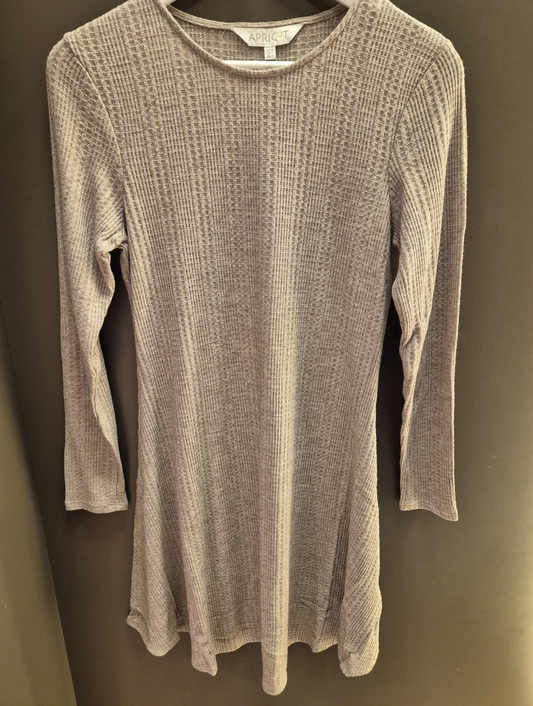 Kleid "Waffle Stripe Soft Touch Dress" | Apricot