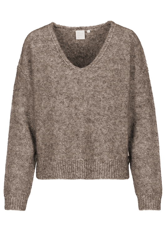 Multicolor V-Neck Pullover | The Fashion People