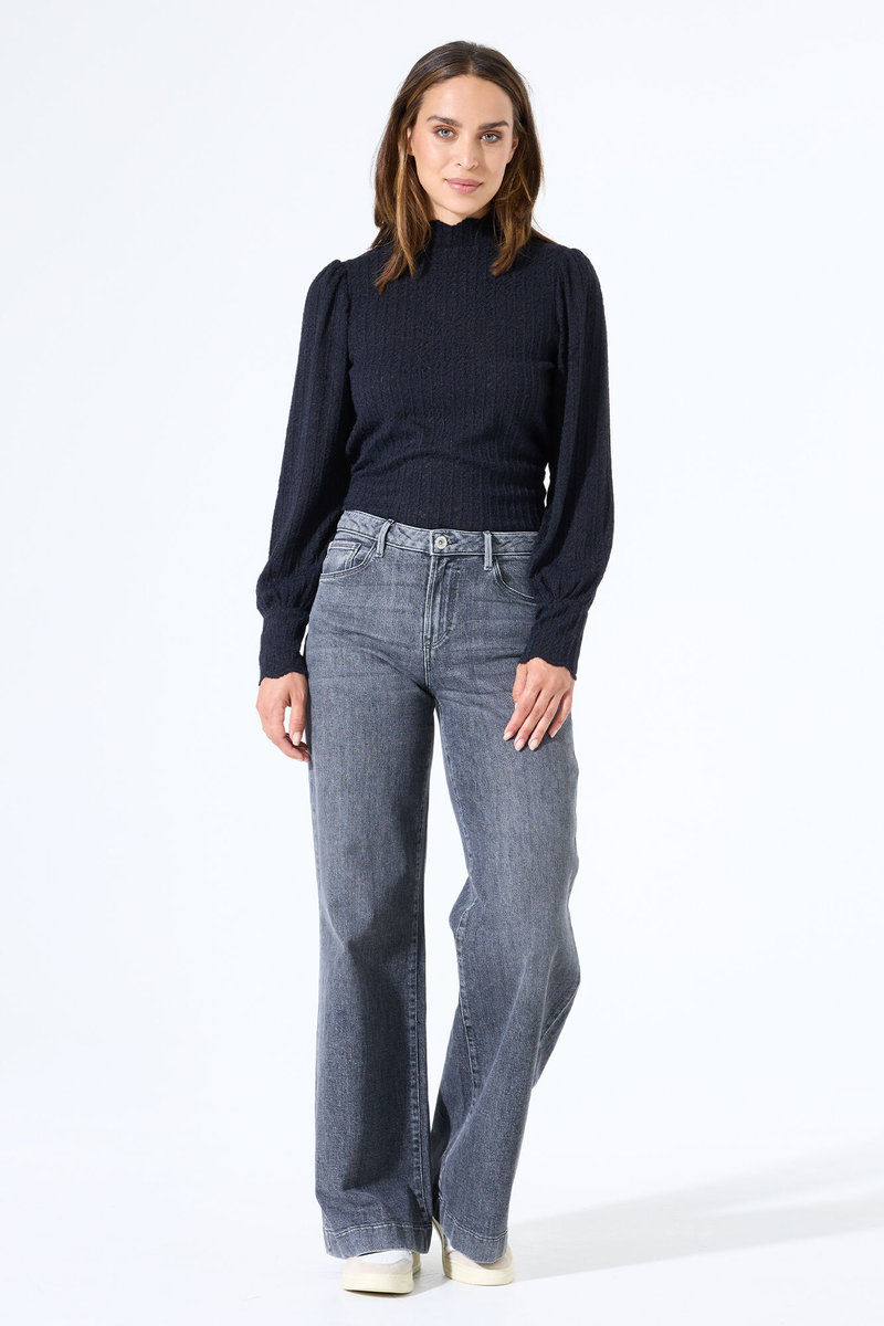 Strukturiertes Langarmshirt | Garcia